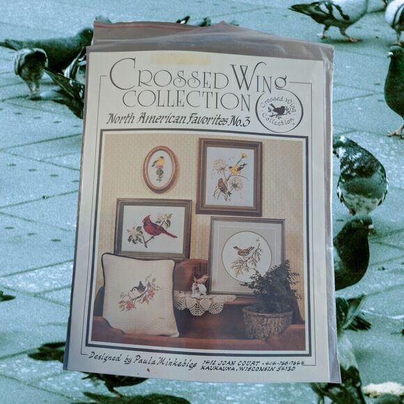 Crossed Wing Collection North American Favorites No 3 Cross Stitch Pattern Chart - Picture 1 of 3